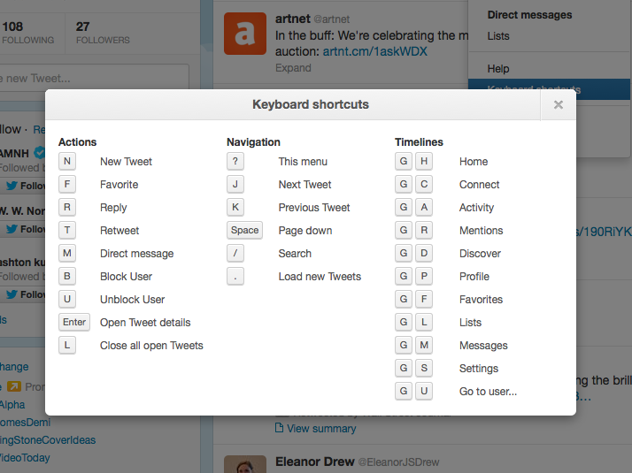 keyboard-shortcuts-Twitter
